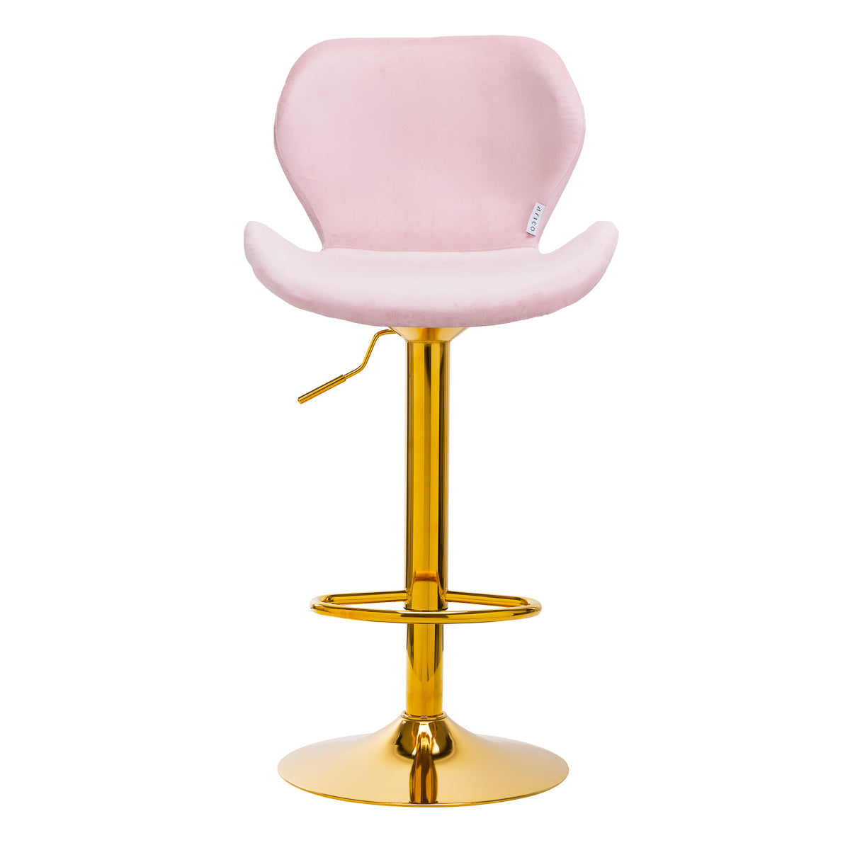 4Rico Bar Hocker QS-B15 velvet pink