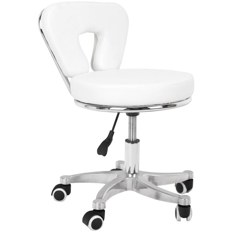 Cosmetic stool for pedicure 9266 white