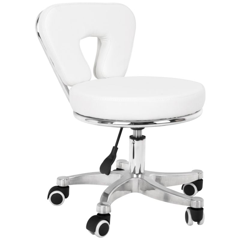 Cosmetic stool for pedicure 9266 white