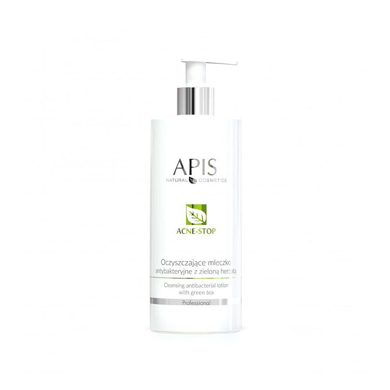 Apis acne-stop antibacterial cleansing milk. with green tea 500ml