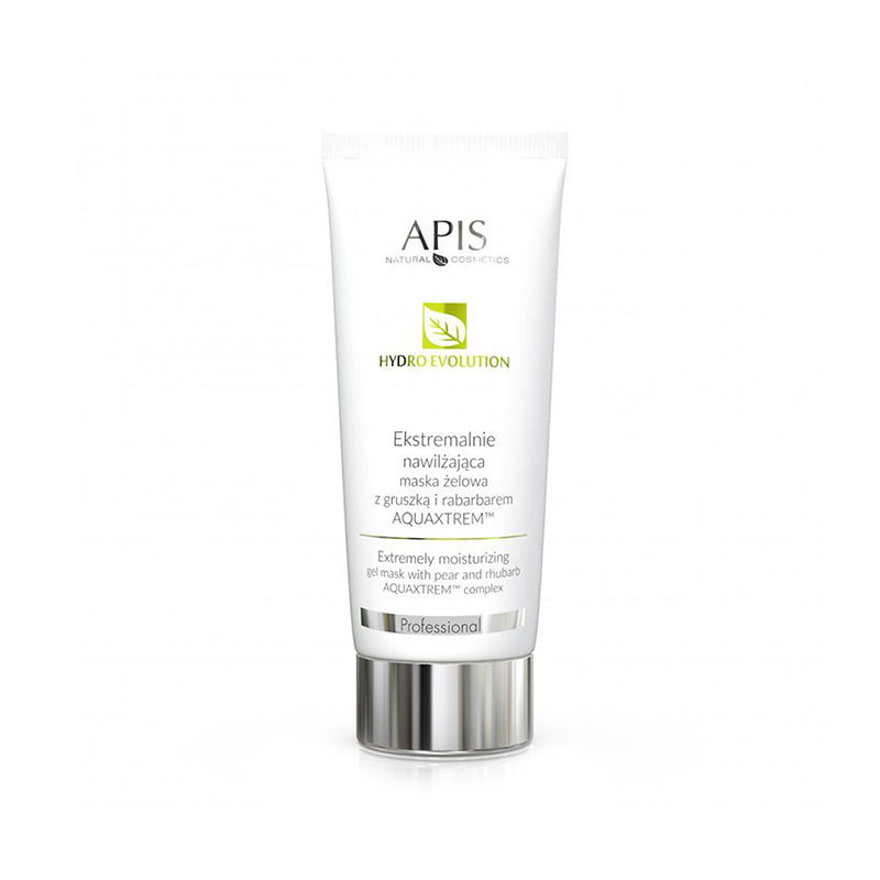 Apis hydro evolution extremely moisturizing gel mask with pear and rhubarb aquaxtrem ™ 200ml