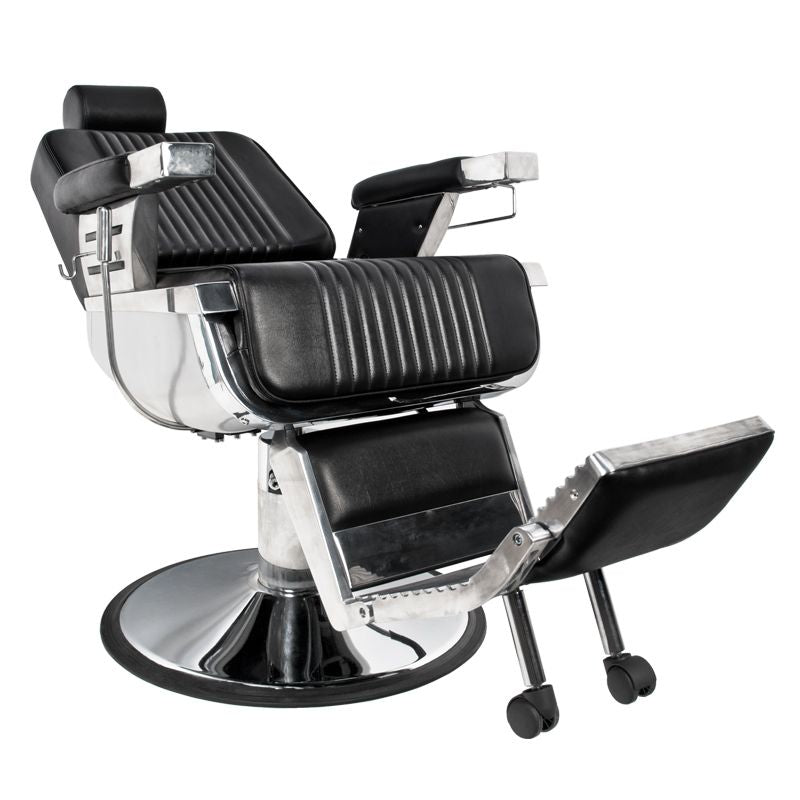 Gabbiano royal black barber chair
