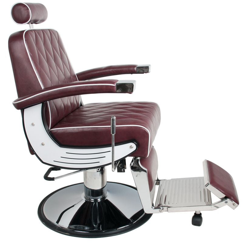 Gabbiano barber chair Imperial burgundy