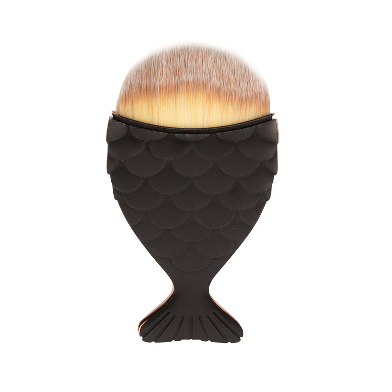 Black fish dusting brush