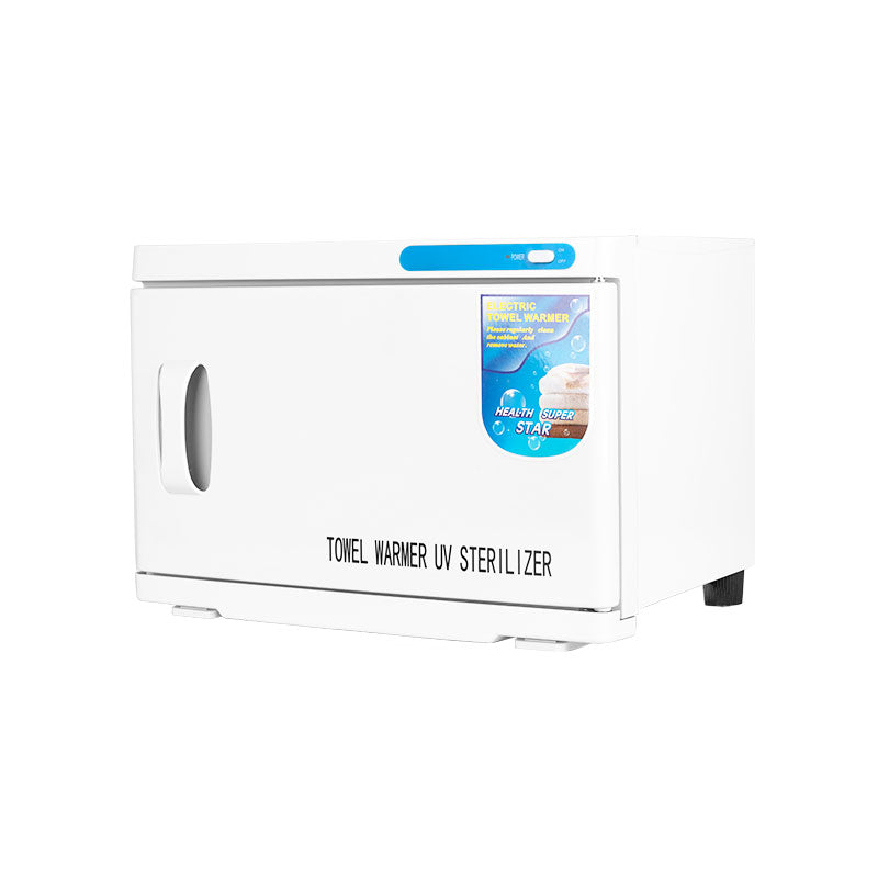 Towel warmer with uv-c 16l sterilizer white