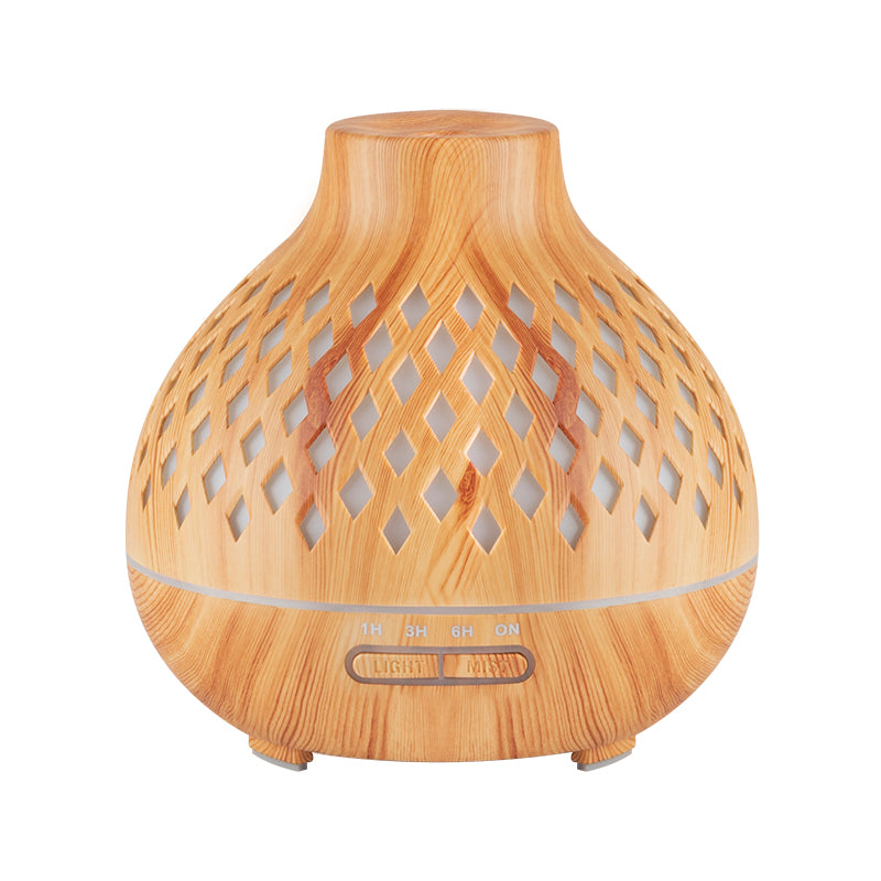 Aroma diffuser spa air humidifier 10 light wood 400ml + timer