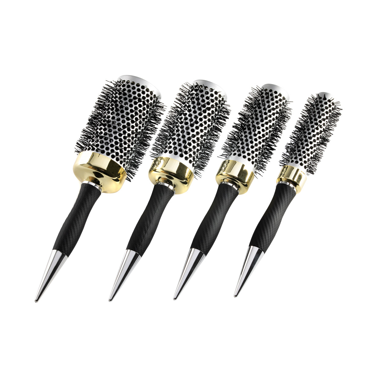 4-PIECE SET HAIR STYLING BRUSHES O-24