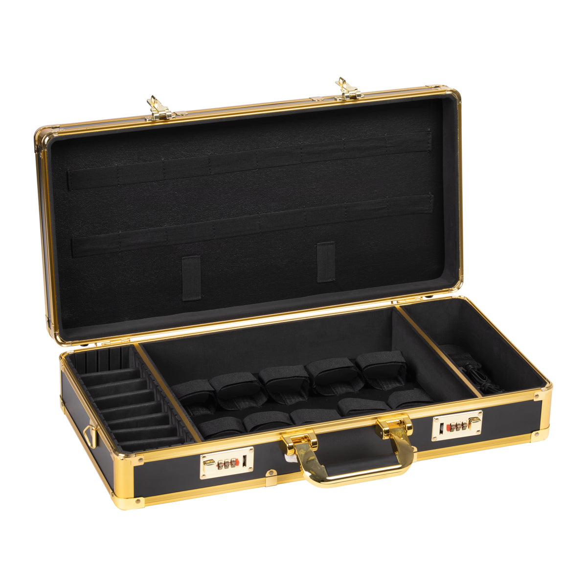 BARBER BLACK AND GOLD HAIRDRESSING SUITCASE
