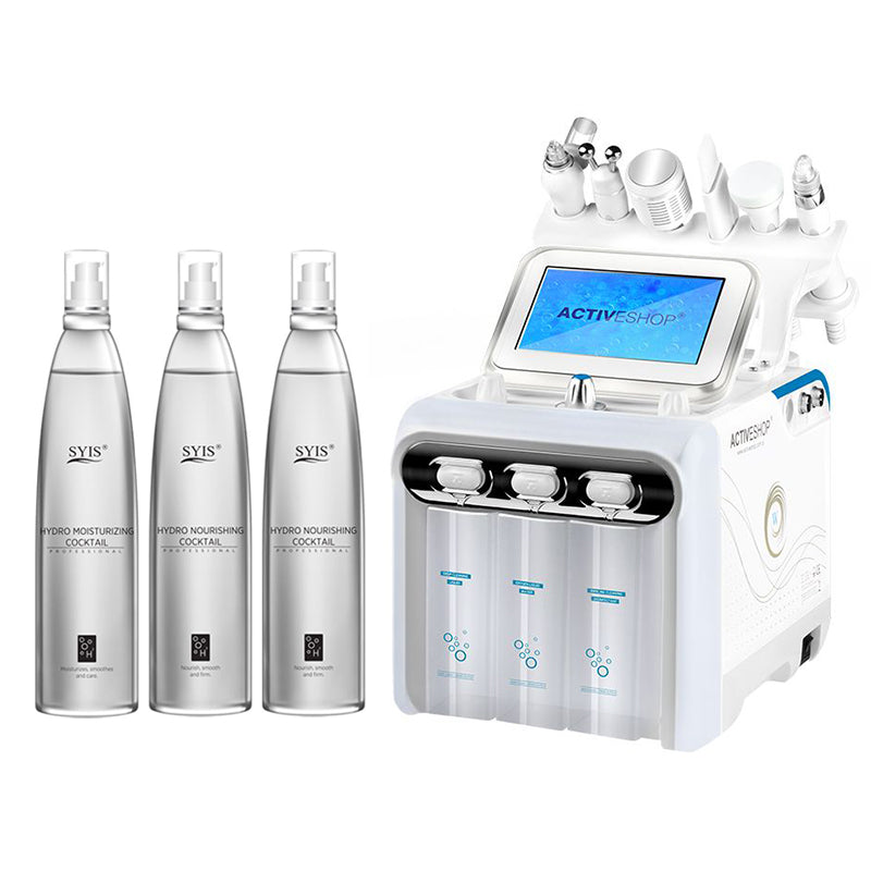 Hydrogen H2 + 6W1 New Generation Hydrogen Cleansing Device+ 3 SYIS Hydro Coctail Liquids
