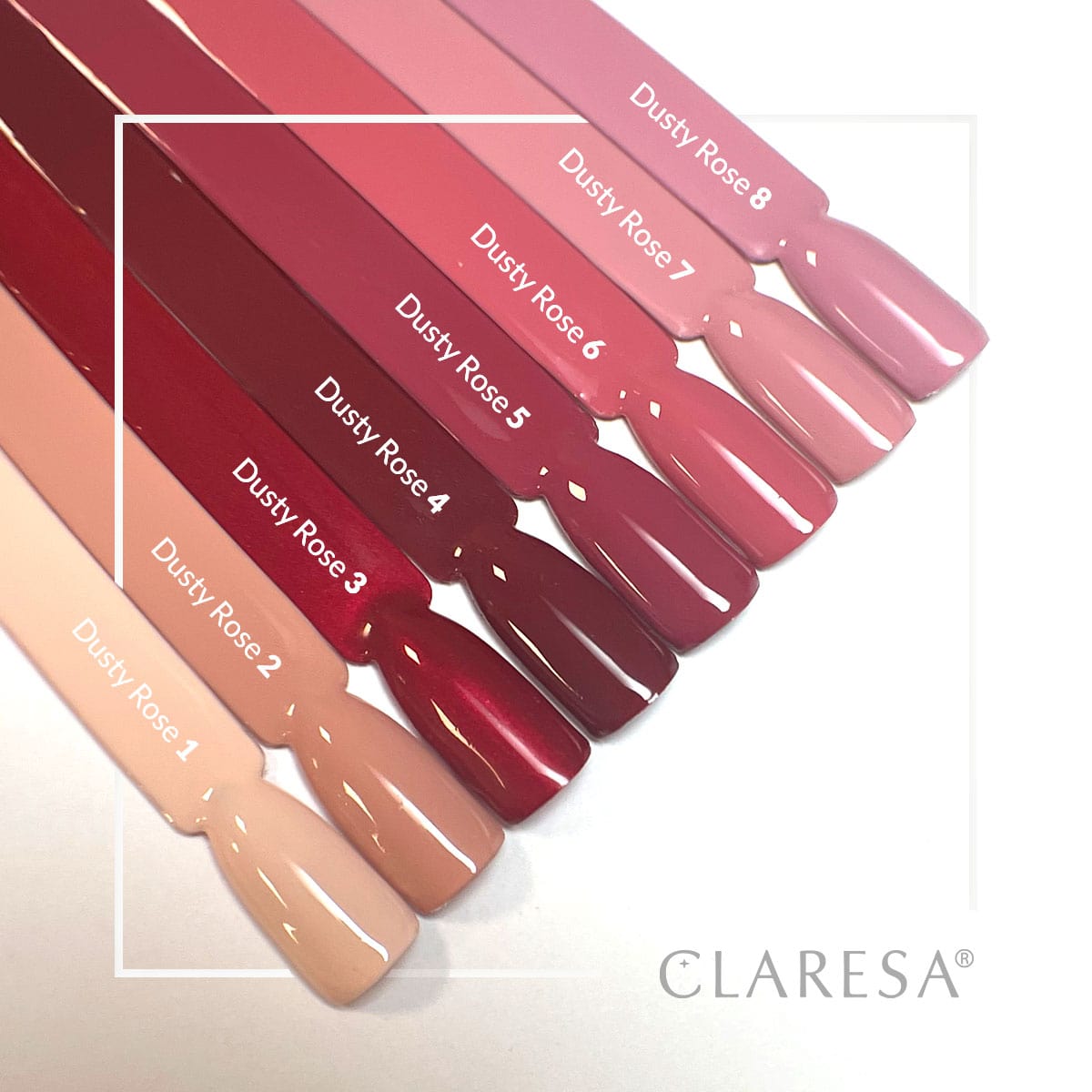 CLARESA Hybrid nail polish DUSTY ROSE 2 -5g